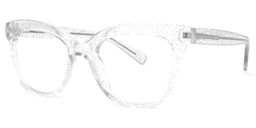 Santiago Cateye Clear Glasses1