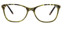 Alcuin Rectangle Dark Green Glasses0