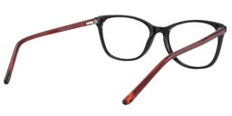Alcuin Rectangle Black Glasses5