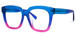 Xion Square Blue-Purple Glasses1