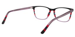 Lauren Rectangle Light-Purple Glasses5