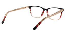 Lauren Rectangle Beige Glasses5