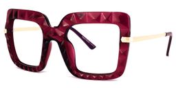 Amecia Square Red Glasses1