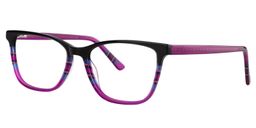 Lauren Rectangle Purple Glasses2
