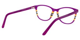 Natalie Square Purple Glasses5
