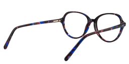 Aldred Oval Blue Tortoise Glasses5