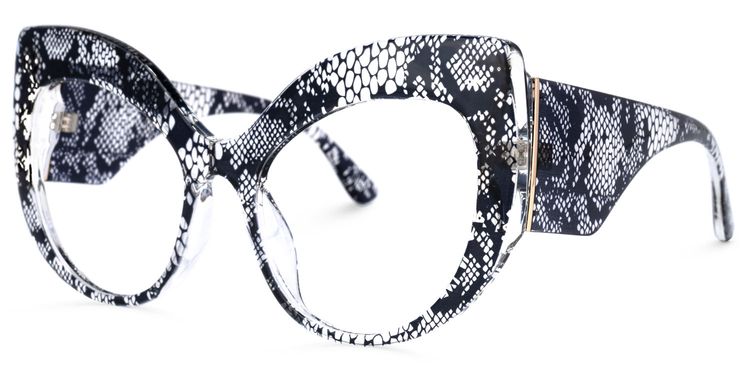 Kait Cat-eye Black Glasses