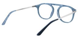 Aldric Square Dark Blue Glasses5