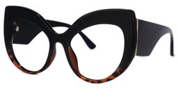 Kait Cat-eye Tortoise Glasses1