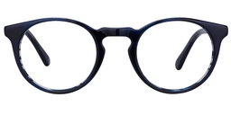 Anthony Round Dark Blue Glasses0