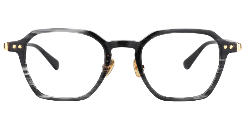 Kendall Geometric Black Glasses