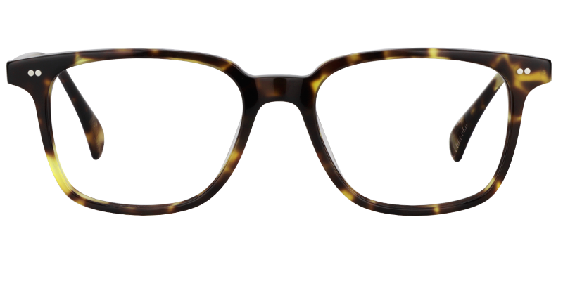 Quentin Rectangle Light Amber Glasses
