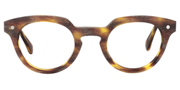 Galen Round Burnt Umber Glasses0