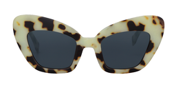 Pamela Cateye Light Tortoise Sunglasses0