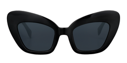 Pamela Cateye Black Sunglasses0