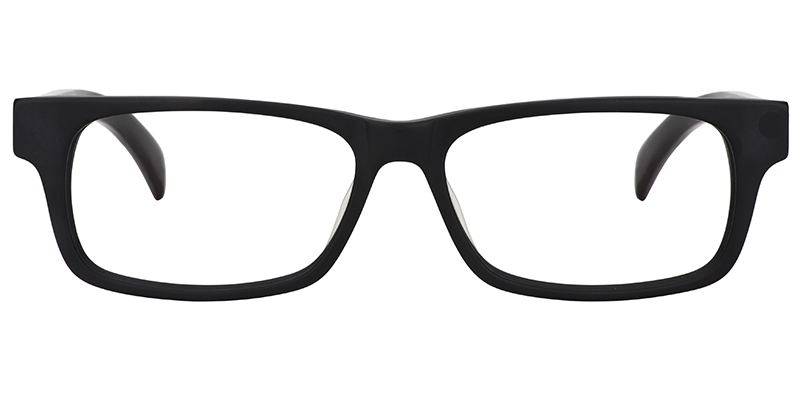 Rectangle Black Glasses | Zeelool Eyeglass Frames Online0