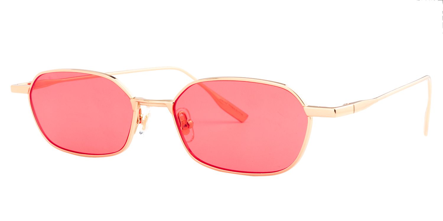 Rectangle Gold Sunglasses | Zeelool Sunglasses2
