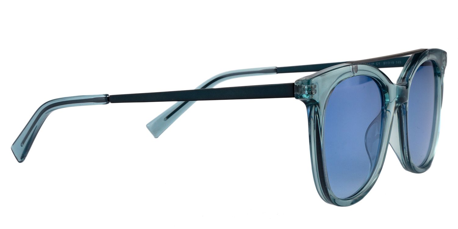 Cat-eye Blue Sunglasses | Zeelool Sunglasses4