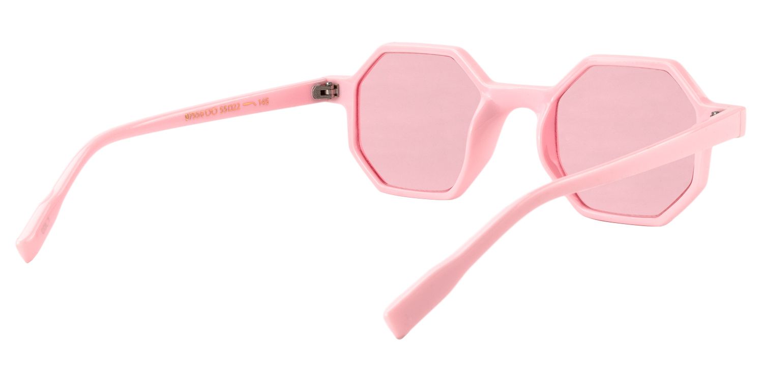 Geometric Pink Sunglasses | Zeelool Sunglasses5