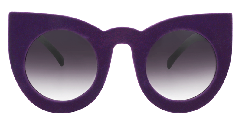 Cateye Purple Sunglasses | Zeelool Sunglass Frames0