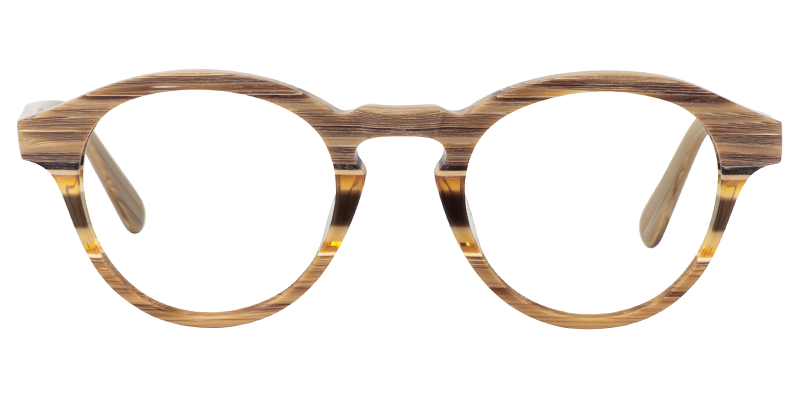Darby Round Brown Glasses
