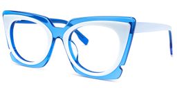 Wingate Cateye Blue Glasses1