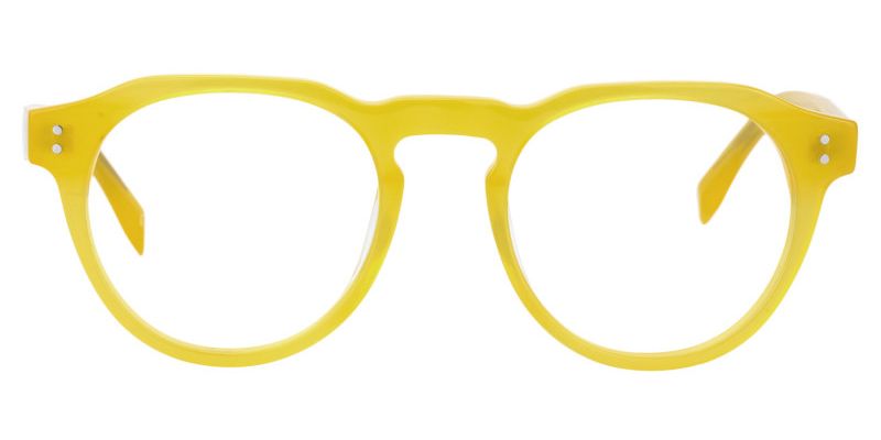 Round Yellow Glasses | Zeelool Glasses0