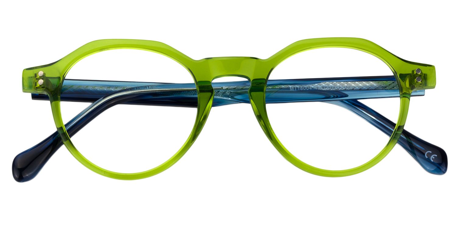 Round Green Glasses | Zeelool Glasses1