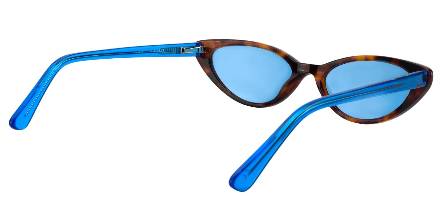Oval Blue Sunglasses | Zeelool Sunglasses5