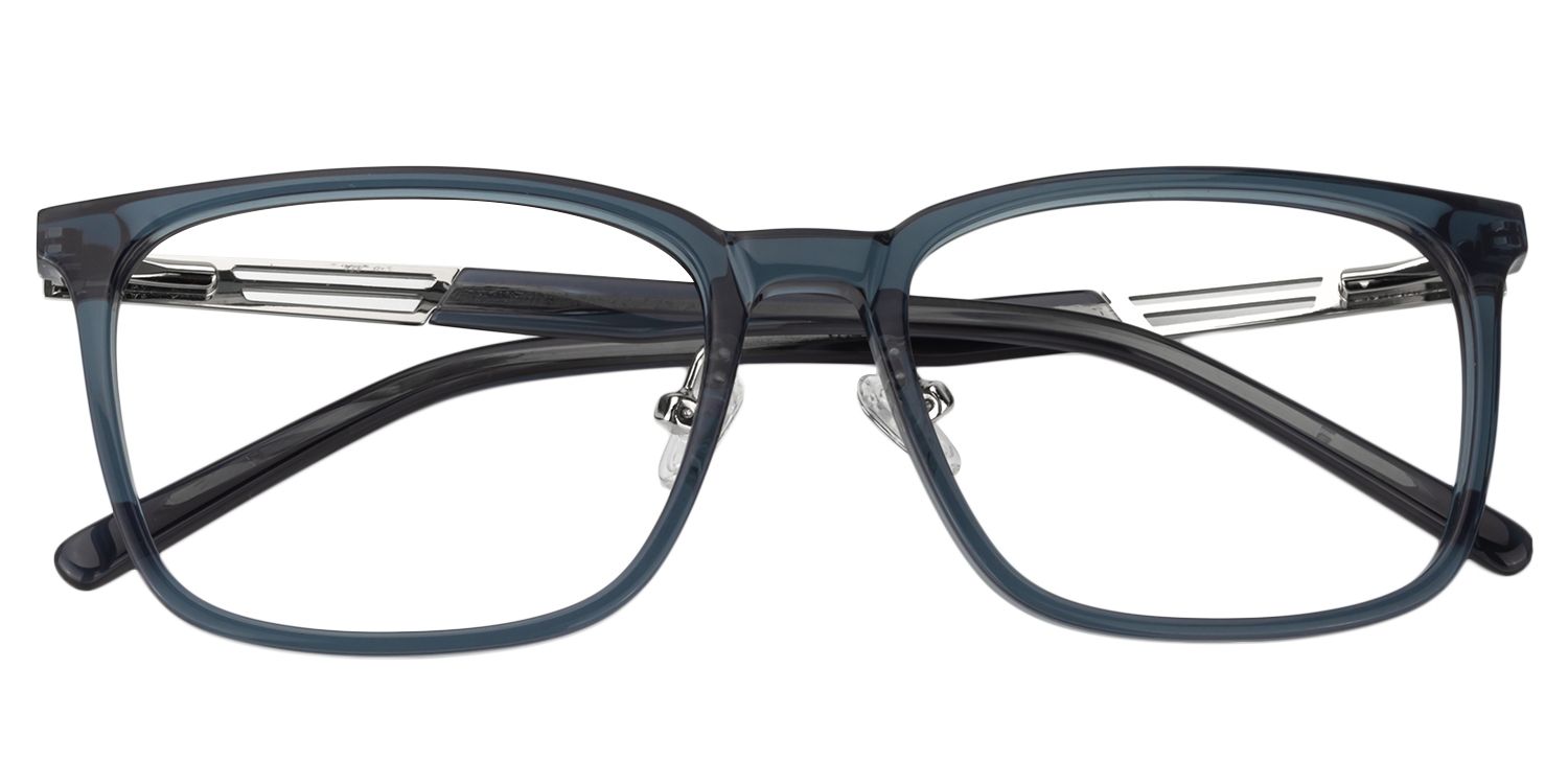 Square Dark Blue Glasses | Zeelool Glasses1