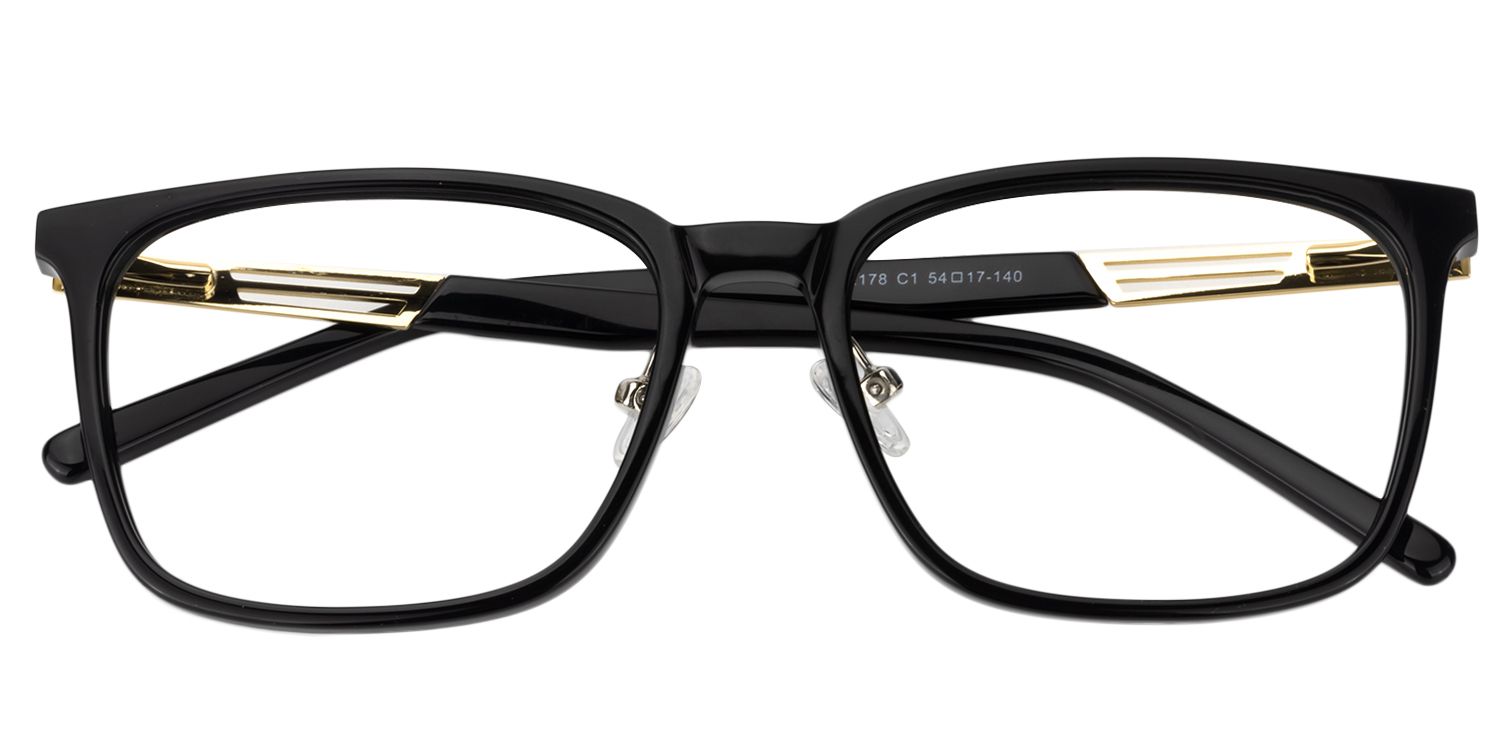 Square Black Glasses | Zeelool Glasses1