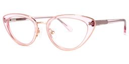 Cosme Cateye Pink Glasses1