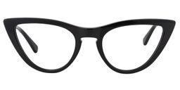 Allen Cat eye Black Glasses0