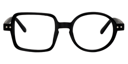 Tony Asymmetric Black Glasses 0