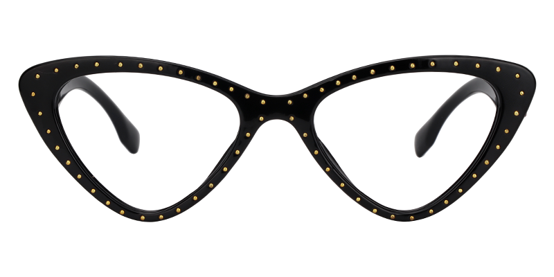 Esther Cat Eye Black Glasses