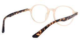 Edwina Round Yellow Glasses 5