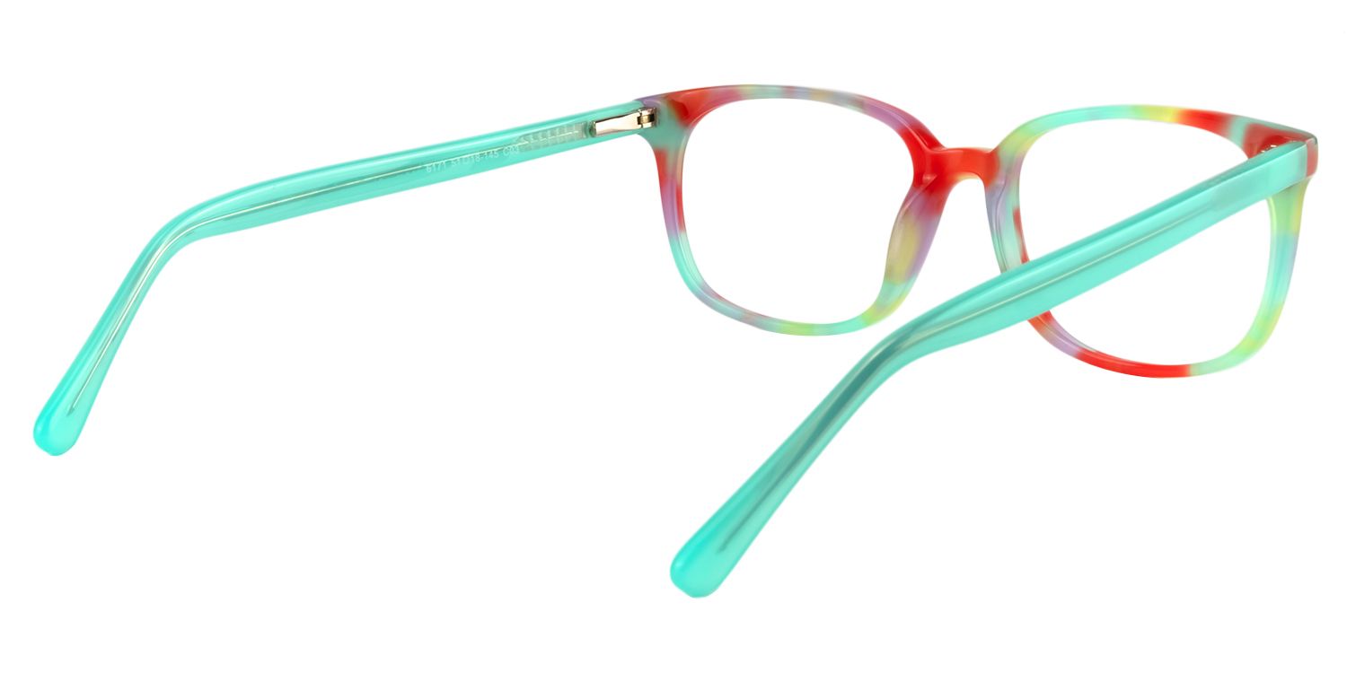 Rectangle Green Glasses | Zeelool Glasses5