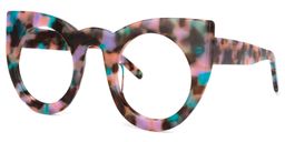 Ophelia Cateye Floral Glasses1