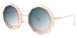 Princess Geometric Pink Sunglasses1