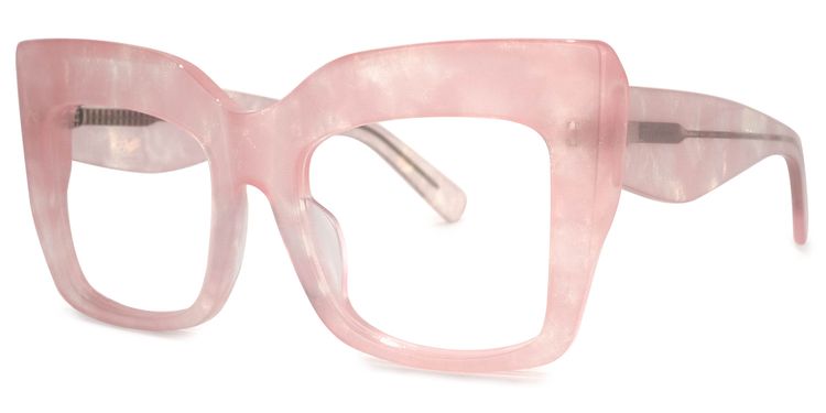 Charmaine Cat Eye Pink Glasses
