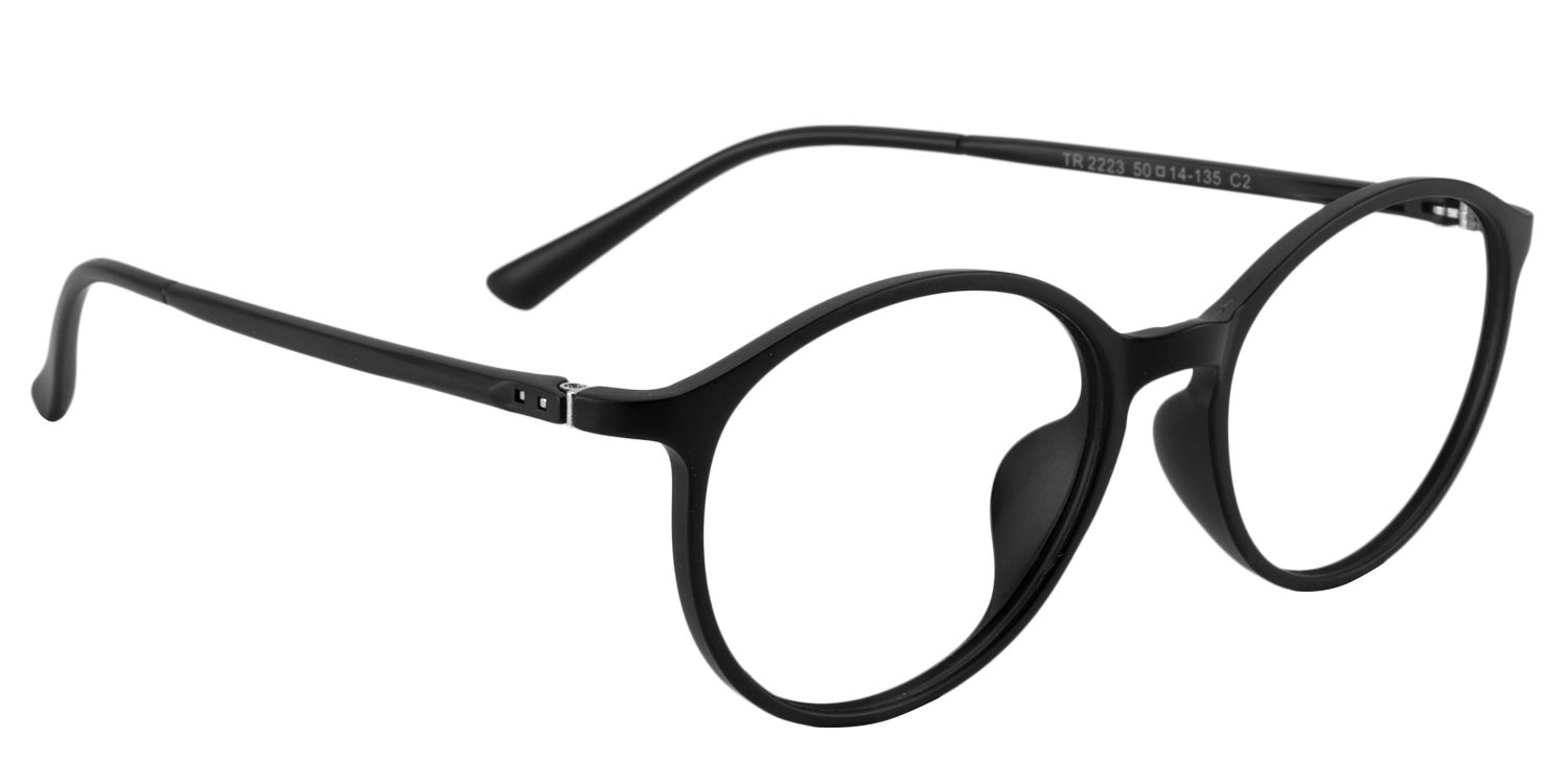 Round Black Glasses | Zeelool Glasses3