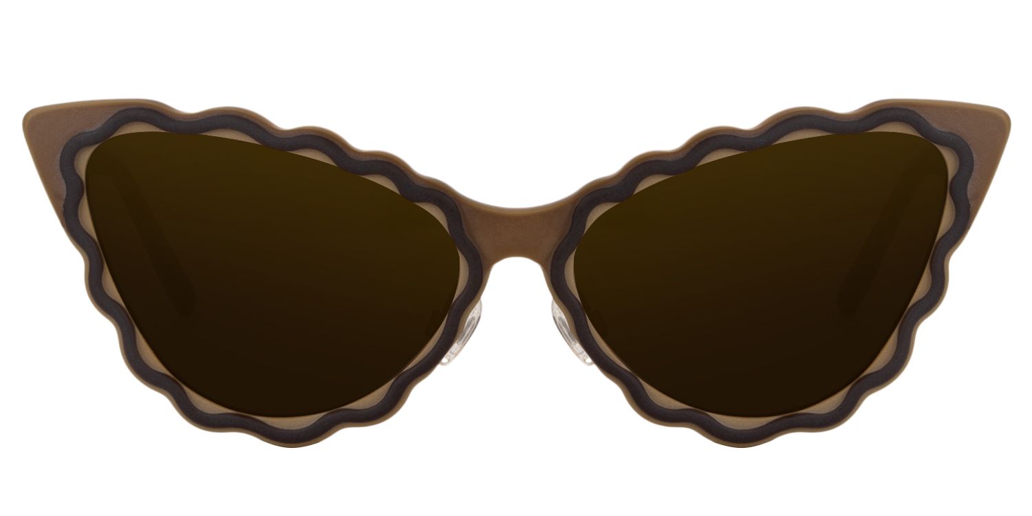 Cat eye Brown Sunglasses | Zeelool Sunglasses0