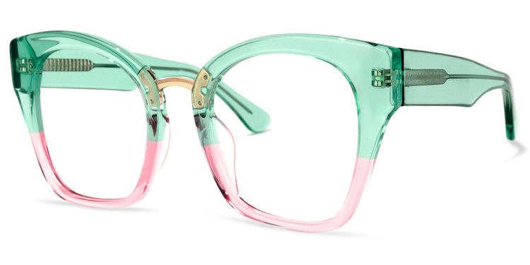 Denis Cat Eye Pink Glasses