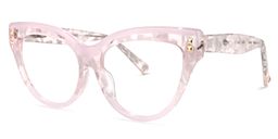 Cascata Cateye Pink Glasses1