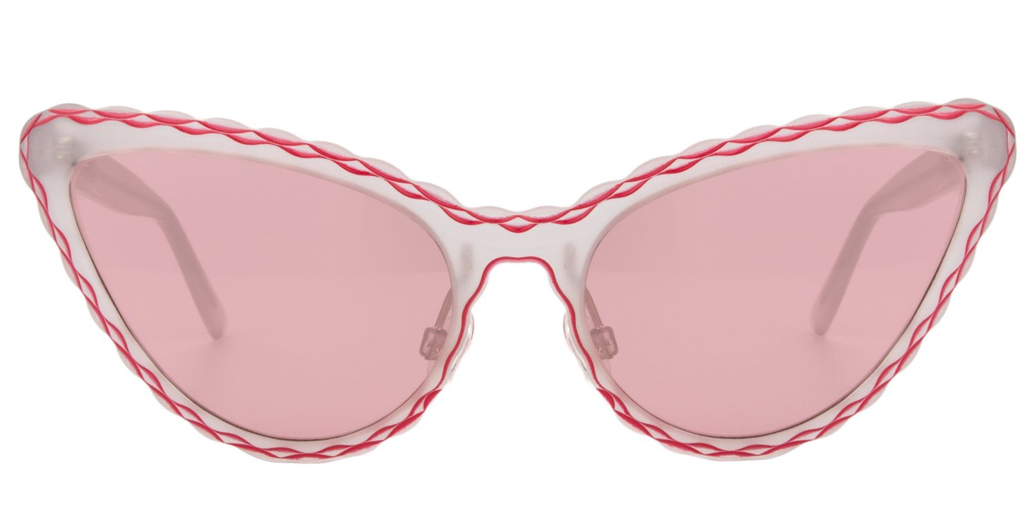 Cat eye Red Sunglasses | Zeelool Sunglasses0