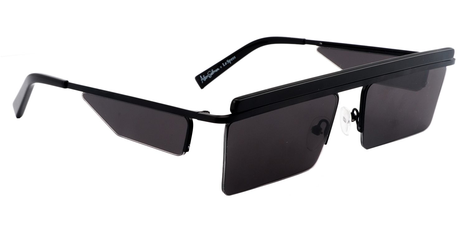 Rectangle Black Sunglasses | Zeelool Sunglasses4