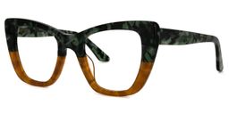 Lewis Cateye Two-Tone Glasses1