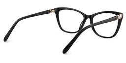 Caitlin Cat eye Black Glasses5