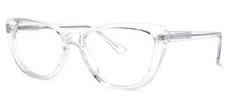 Qamar Cateye Clear Glasses1