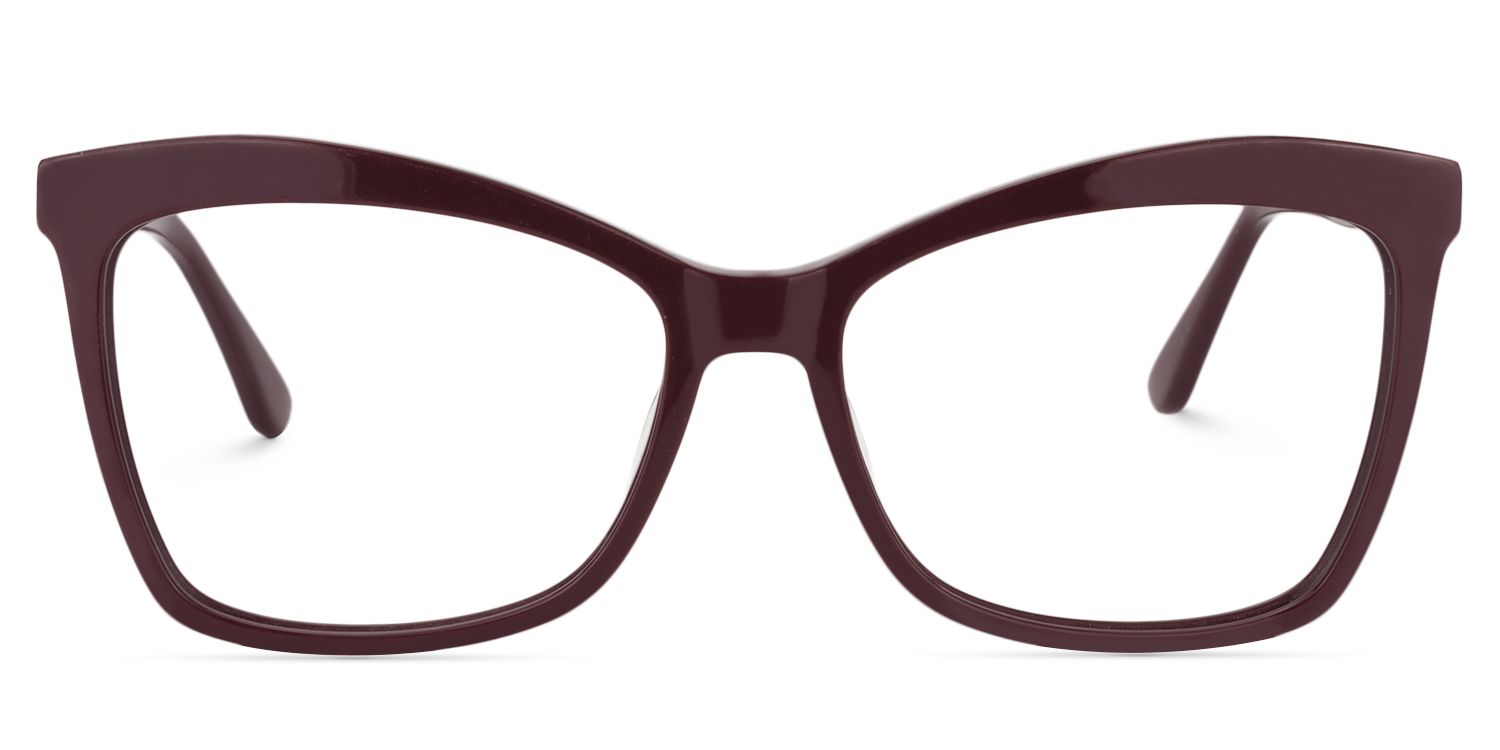 Butterfly Dark Red Glasses | Zeelool Glasses0